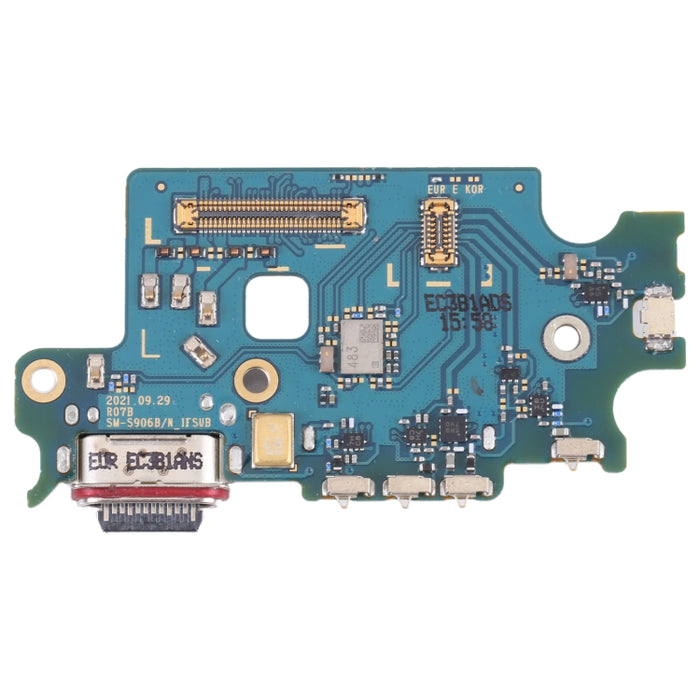 Para Samsung Galaxy S22 + 5G SM-S906B Versión UE Placa de puerto de carga original