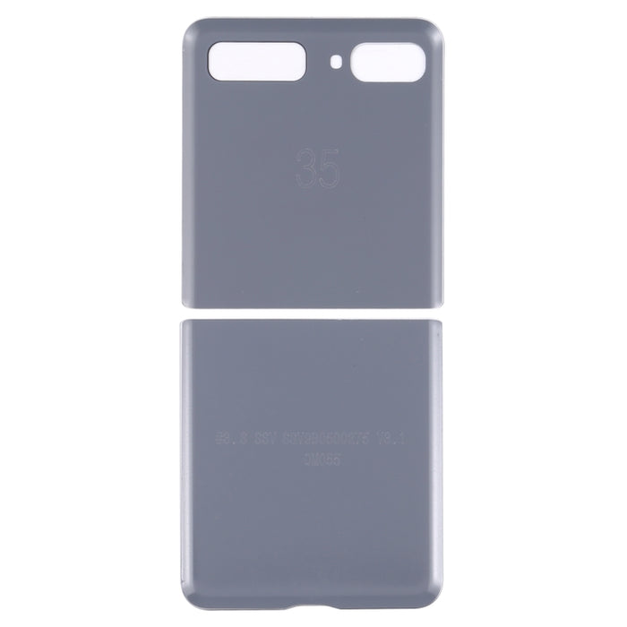 Para Samsung Galaxy Z Flip 4G SM-F700 Tapa trasera de batería de vidrio