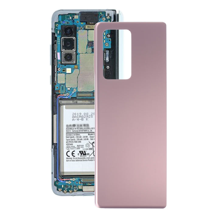Para Samsung Galaxy Z Fold2 5G SM-F916B Tapa trasera de batería de vidrio
