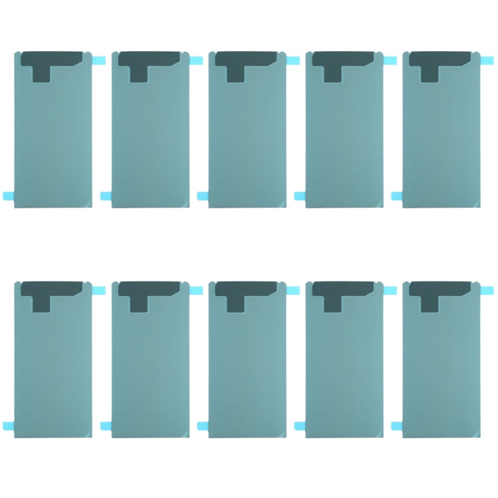 Para Galaxy A7 (2018) / A750 10 pegatinas adhesivas traseras para digitalizador LCD