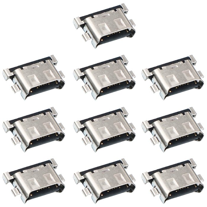 Para Galaxy A30 A305F 10 piezas Conector de puerto de carga