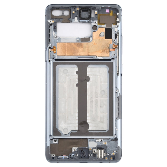 Para Galaxy S10 5G Placa de bisel de marco medio con teclas laterales