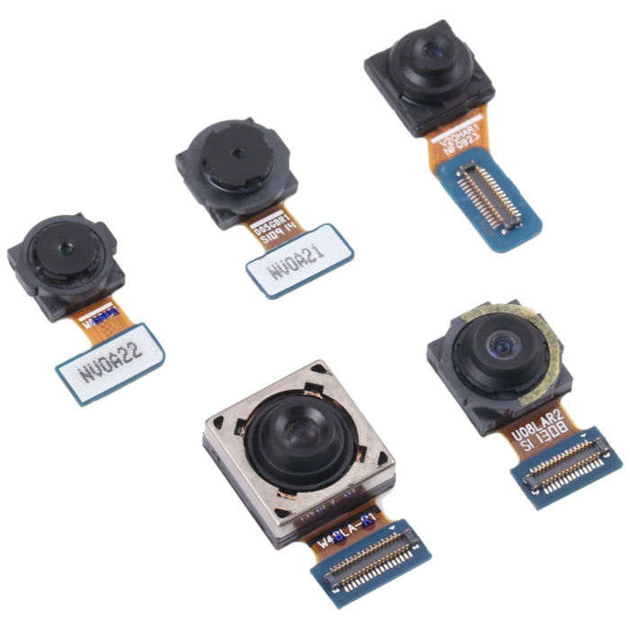 Para Samsung Galaxy A42 5G SM-A426 Conjunto de cámara original (Profundidad + Macro + Gran angular + Cámara principal + Cámara frontal)