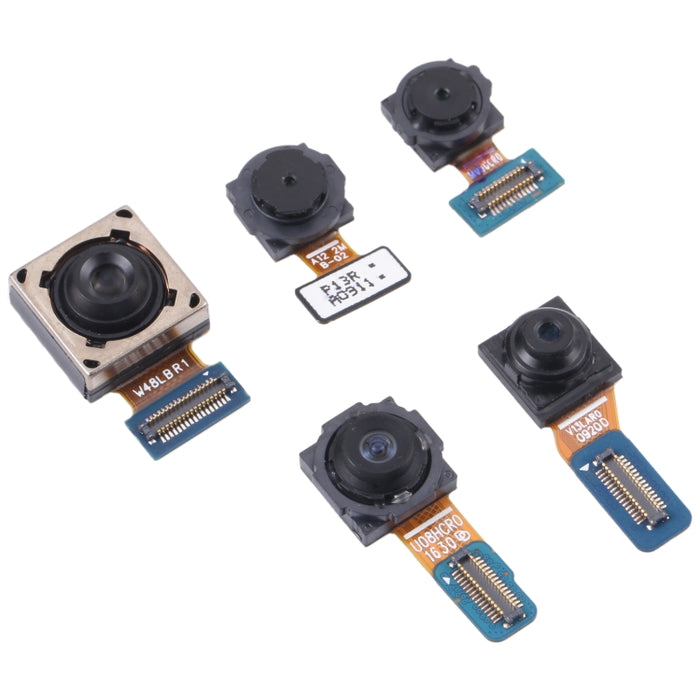 Para Samsung Galaxy A32 5G SM-A326B Conjunto de cámara original (Profundidad + Macro + Gran angular + Cámara principal + Cámara frontal)