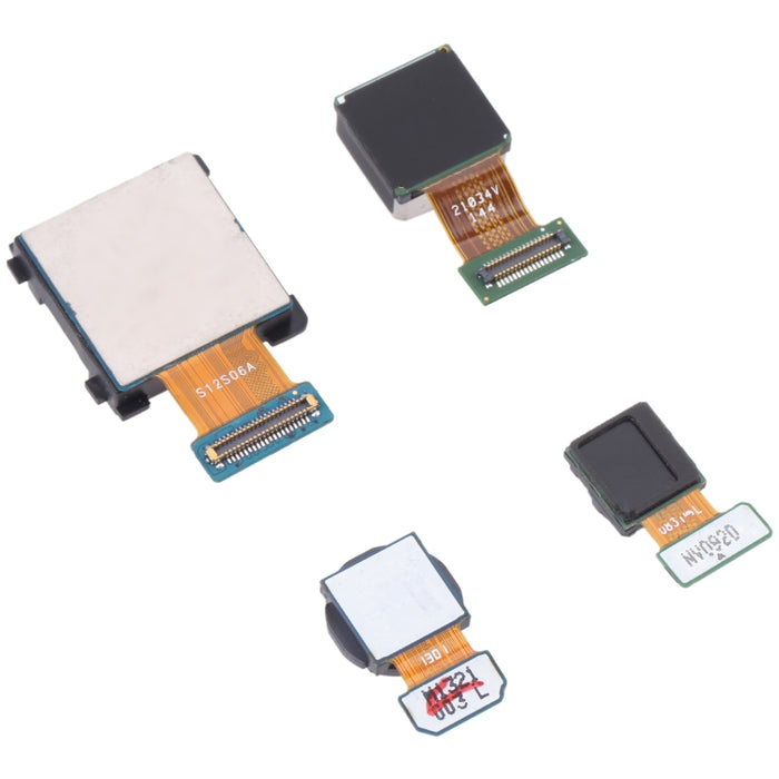 Para Samsung Galaxy S20 FE SM-G780 Conjunto de cámara original (teleobjetivo + gran angular + cámara principal + cámara frontal)