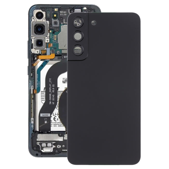 Para Samsung Galaxy S22+ 5G SM-S906B Tapa trasera de batería con tapa de lente de cámara