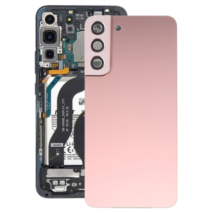 Para Samsung Galaxy S22+ 5G SM-S906B Tapa trasera de batería con tapa de lente de cámara
