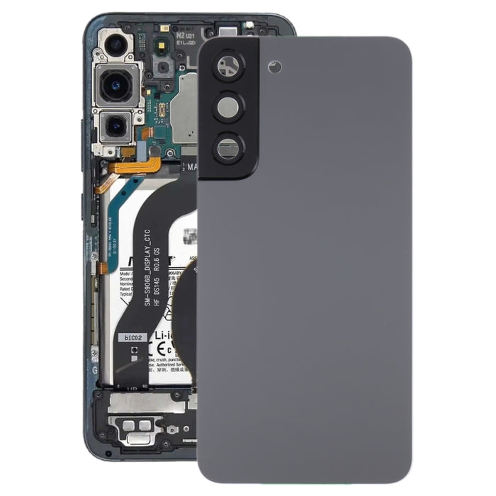 Para Samsung Galaxy S22+ 5G SM-S906B Tapa trasera de batería con tapa de lente de cámara