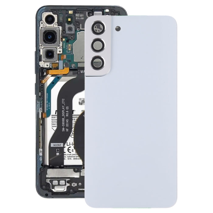 Para Samsung Galaxy S22+ 5G SM-S906B Tapa trasera de batería con tapa de lente de cámara