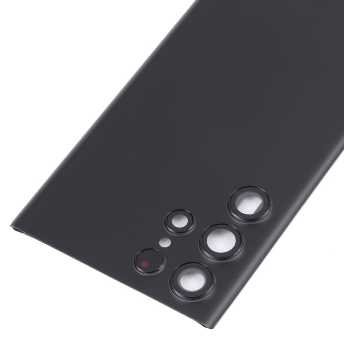 Para Samsung Galaxy S22 Ultra 5G SM-S908B Tapa trasera de batería con cubierta de lente de cámara