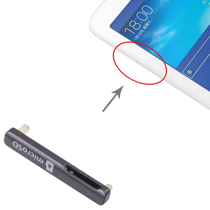 Para Samsung Galaxy Tab 3 Lite 7.0 SM-T110/T111 Tapa antipolvo para tarjeta Micro SD