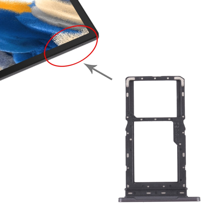 Para Samsung Galaxy Tab A8 10.5 2021 SM-X200/X205 Bandeja de tarjeta SIM + Bandeja de tarjeta SIM / Bandeja de tarjeta Micro SD