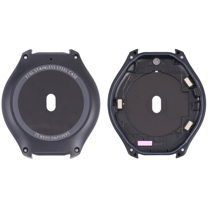Cubierta de carcasa trasera con lente de cristal para Samsung Gear S2 SM-R720