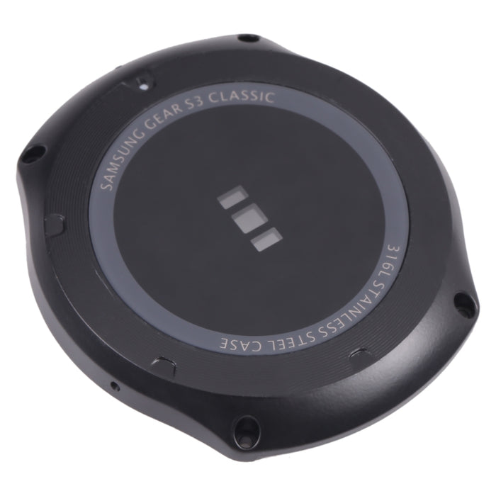 Cubierta de carcasa trasera con lente de cristal para Samsung Gear S3 Classic SM-R770