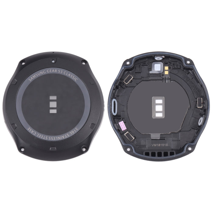 Cubierta de carcasa trasera con lente de cristal para Samsung Gear S3 Classic SM-R770
