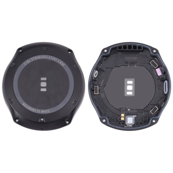 Cubierta de carcasa trasera con lente de cristal para Samsung Gear S3 Frontier SM-R760