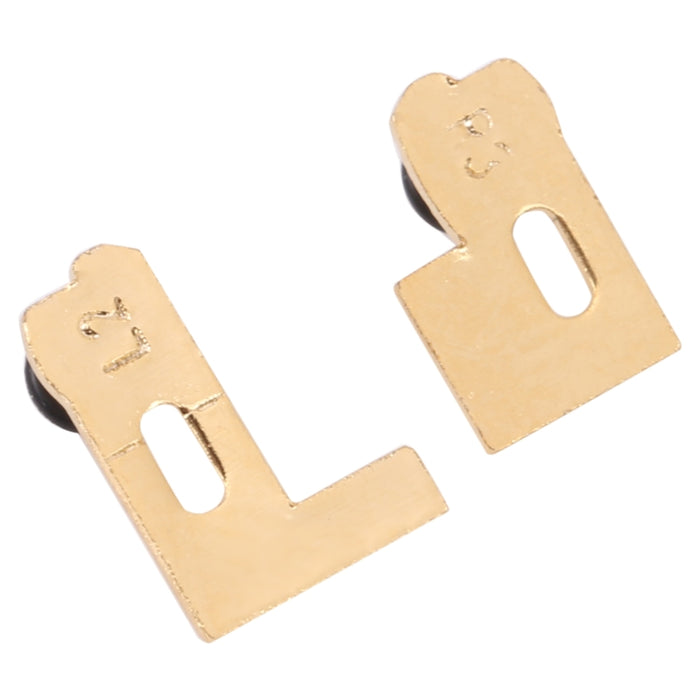 1 par de puntos de contacto del puerto del cargador para Samsung Gear Fit 2 SM-R360/R365