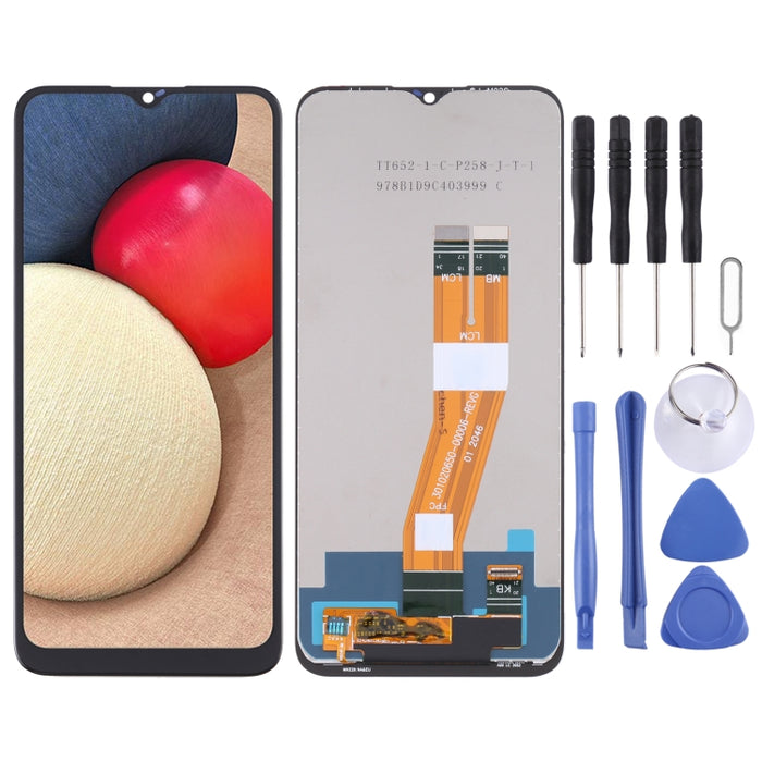 Pantalla LCD y ensamblaje completo del digitalizador para Samsung Galaxy A02s A025G Edición EE. UU.