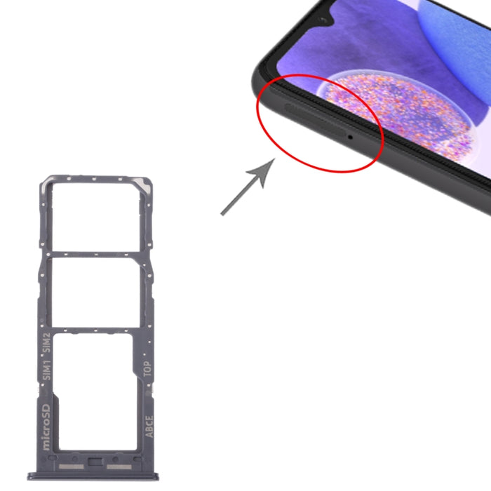 Para Samsung Galaxy A23 SM-A235 Bandeja Tarjeta SIM Original + Bandeja Tarjeta SIM + Bandeja Tarjeta Micro SD