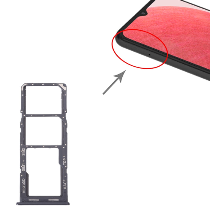 Para Samsung Galaxy A13 SM-A135 Bandeja Tarjeta SIM Original + Bandeja Tarjeta SIM + Bandeja Tarjeta Micro SD