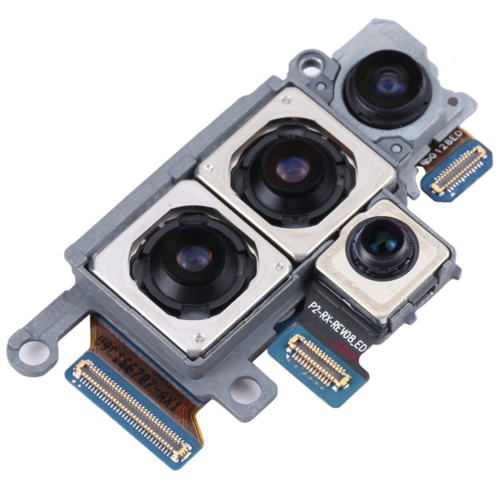 Para Samsung Galaxy S20+/S20+ 5G SM-G985F/G986F Versión UE Conjunto de cámara original (teleobjetivo + profundidad + gran angular + cámara principal)