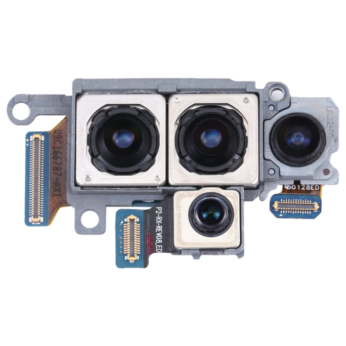 Para Samsung Galaxy S20+/S20+ 5G SM-G985F/G986F Versión UE Conjunto de cámara original (teleobjetivo + profundidad + gran angular + cámara principal)