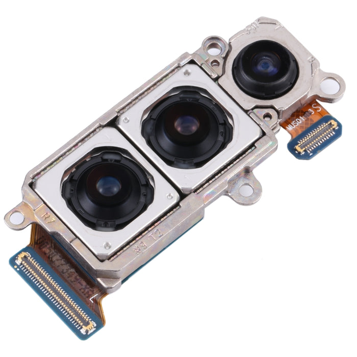 Para Samsung Galaxy S21/S21+ 5G/S21 5G SM-G990F/G991F/G996F Versión UE Conjunto de cámara original (teleobjetivo + gran angular + cámara principal)