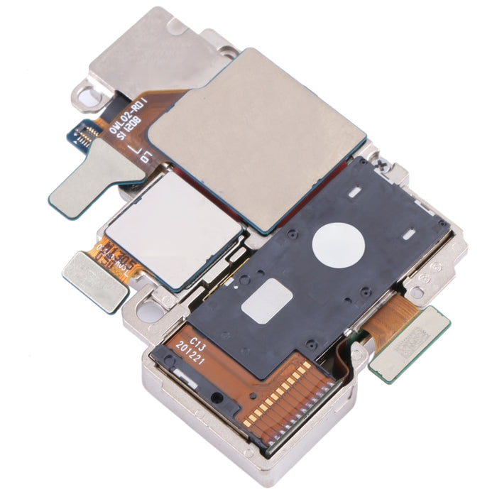 Para Samsung Galaxy S21 Ultra 5G SM-G998B Conjunto de cámara original (telefoto + profundidad + gran angular + cámara principal)