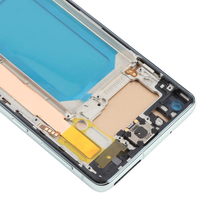 Pantalla LCD TFT para Samsung Galaxy S10 SM-G973 digitalizador montaje completo con marco, no compatible con identificación de huellas dactilares