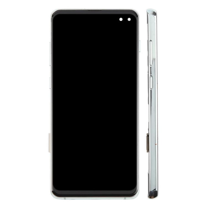 Pantalla LCD TFT para Samsung Galaxy S10 + SM-G975 digitalizador montaje completo con marco, no compatible con identificación de huellas dactilares