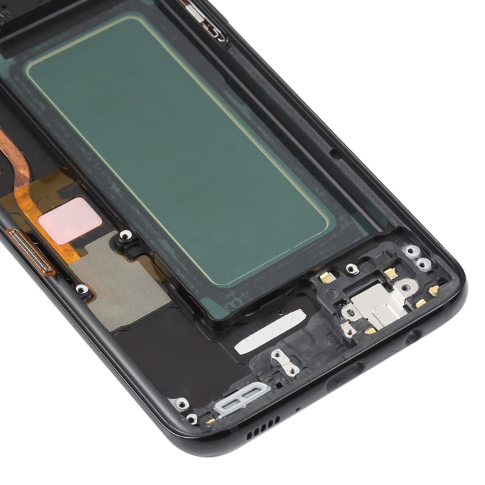 Pantalla LCD OLED para Samsung Galaxy S8 SM-G950 digitalizador de montaje completo con marco