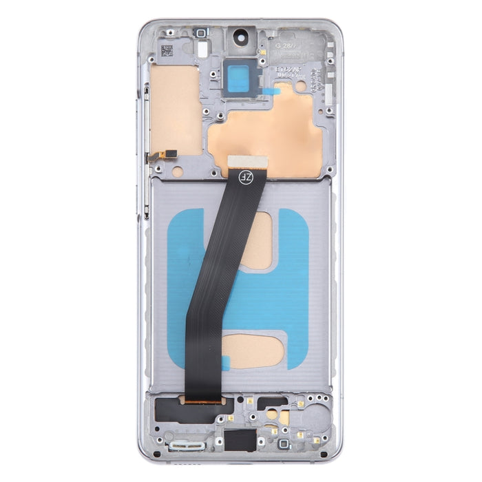 Pantalla LCD TFT para Samsung Galaxy S20 SM-G980 digitalizador montaje completo con marco, no compatible con identificación de huellas dactilares
