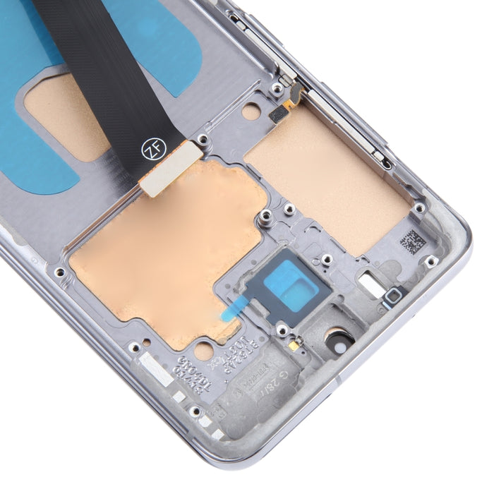 Pantalla LCD TFT para Samsung Galaxy S20 SM-G980 digitalizador montaje completo con marco, no compatible con identificación de huellas dactilares