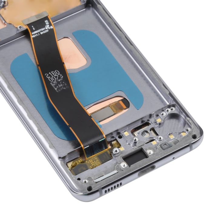 Pantalla LCD OLED para Samsung Galaxy S20 SM-G980 digitalizador montaje completo con marco