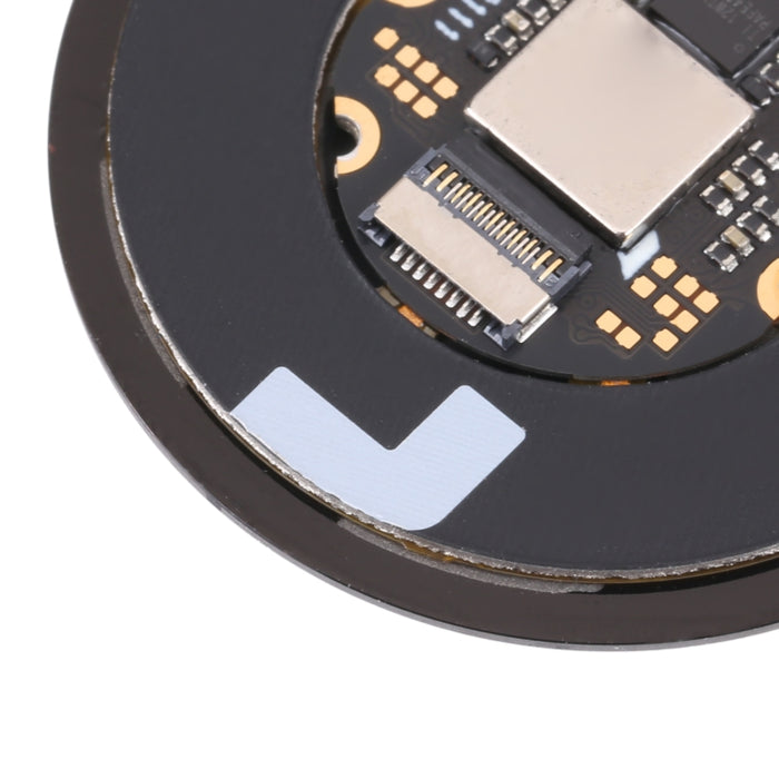 Para Samsung Galaxy Watch4 SM-R860 / R865 / R870 / R875 Cubierta trasera de vidrio original con frecuencia cardíaca