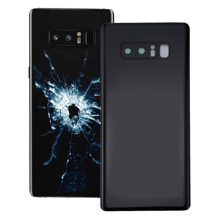Para Galaxy Note 8 Contraportada con cubierta de lente de cámara