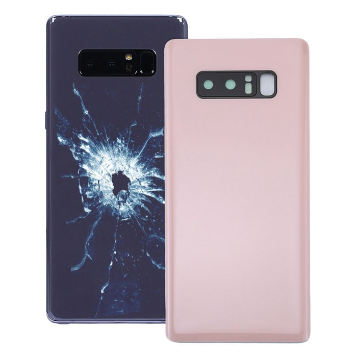 Para Galaxy Note 8 Contraportada con cubierta de lente de cámara