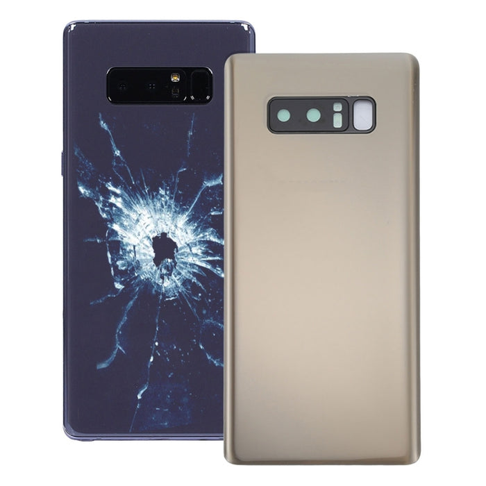 Para Galaxy Note 8 Contraportada con cubierta de lente de cámara