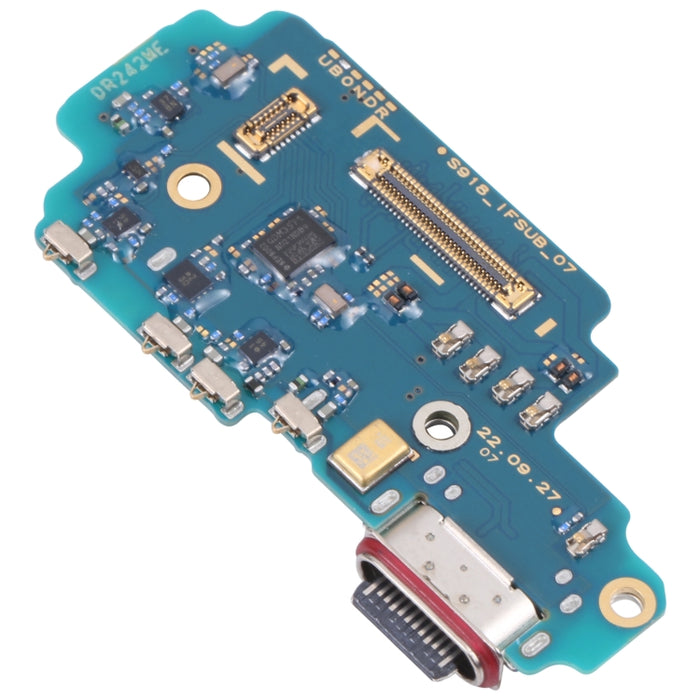 Placa de puerto de carga Original para Samsung Galaxy S23 Ultra 5G SM-S918U edición estadounidense