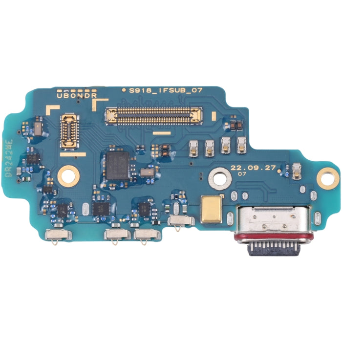 Placa de puerto de carga Original para Samsung Galaxy S23 Ultra 5G SM-S918U edición estadounidense