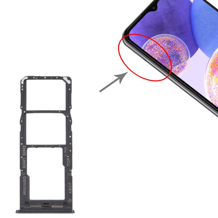 Para Samsung Galaxy A23 5G SM-A236B Bandeja Tarjeta SIM Original + Bandeja Tarjeta SIM + Bandeja Tarjeta Micro SD