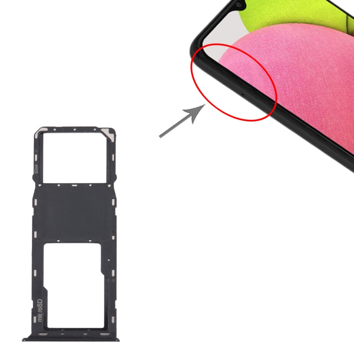 Para Samsung Galaxy A03s SM-A037U Bandeja Tarjeta SIM Original + Bandeja Tarjeta Micro SD