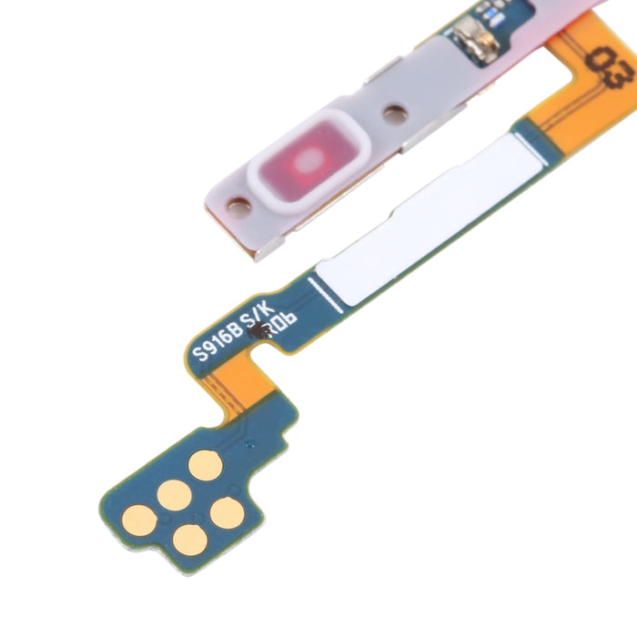 Para Samsung Galaxy S23 + SM-S916B Cable flexible de botón de encendido y botón de volumen original