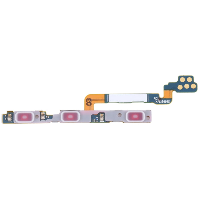 Para Samsung Galaxy S23 + SM-S916B Cable flexible de botón de encendido y botón de volumen original