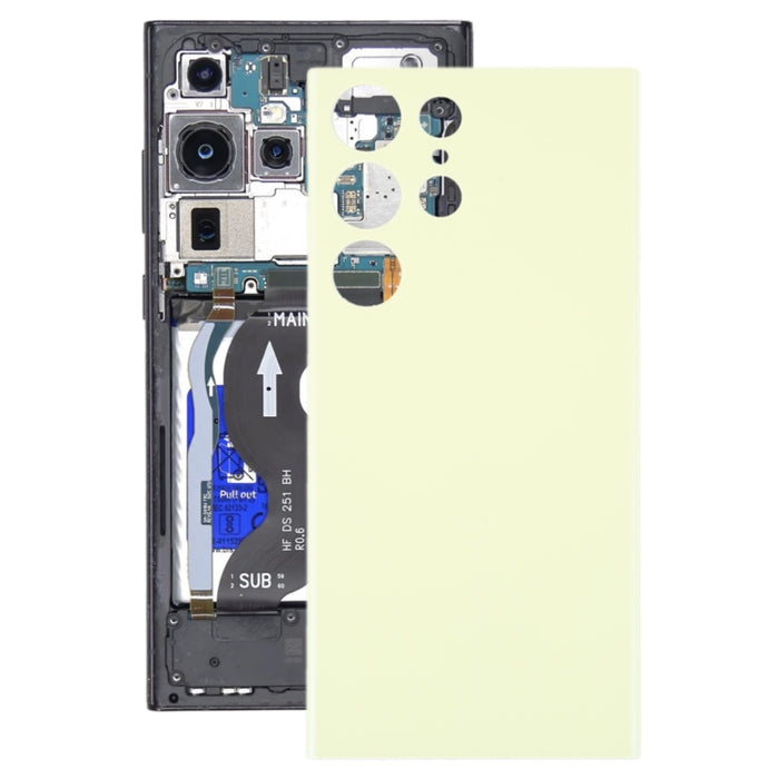 Para Samsung Galaxy S23 Ultra 5G SM-S918B Tapa trasera de batería OEM