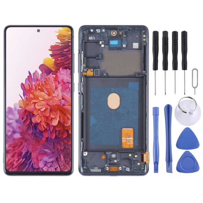Pantalla LCD incell para Samsung Galaxy S20 FE SM-G780 digitalizador montaje completo con marco, no compatible con identificación de huellas dactilares