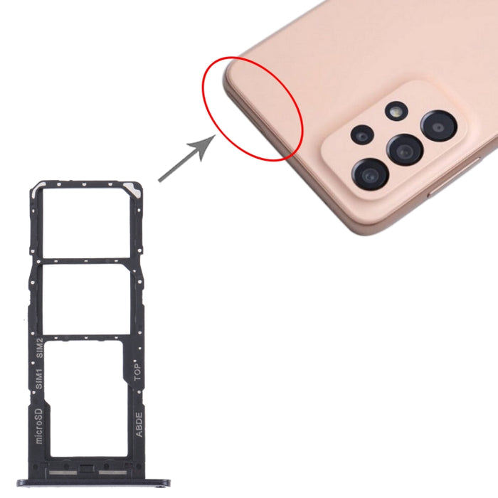 Para Samsung Galaxy A24 SM-A245 Bandeja de Tarjeta SIM Original + Bandeja de Tarjeta SIM + Bandeja de Tarjeta Micro SD