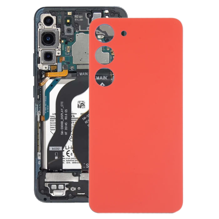Para Samsung Galaxy S23 SM-S911B Tapa trasera de batería de vidrio OEM