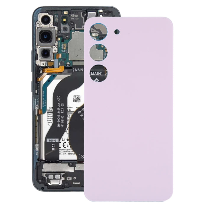 Para Samsung Galaxy S23 SM-S911B Tapa trasera de batería de vidrio OEM