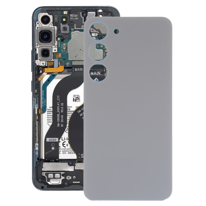 Para Samsung Galaxy S23 SM-S911B Tapa trasera de batería de vidrio OEM